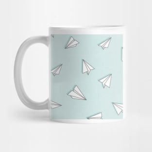 Paper aeroplane pattern Mug